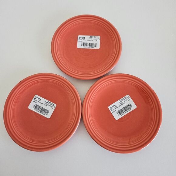 Fiesta Other - NEW Fiesta Persimmon BB 6 1/8 Homer Laughlin Co Plate Bread & Butter Small
